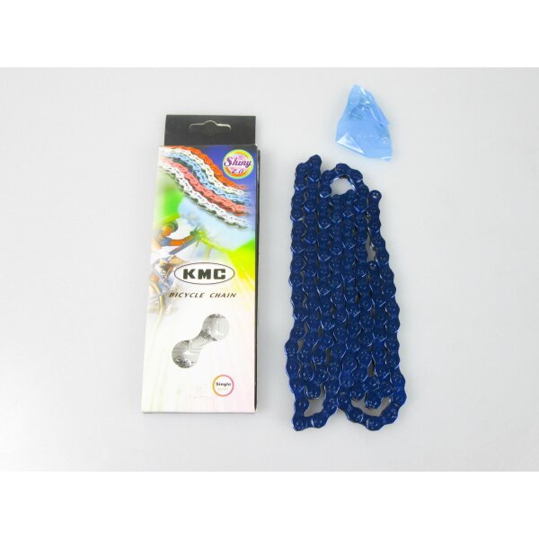 KMC K710 blau Kette 1-fach Single Speed/Nabenschaltung, 1/2*1/8 Zoll, 112 Gl.,NEU