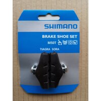Shimano M50T Bremsbelag für Rennradbremsen, 1 Paar