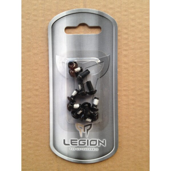 Legion Schrauben Torx für Bremsscheibe Edelstahl schwarz VE 12 Stück