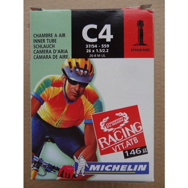 Michelin C4 Aircomp ultra light 26*1.5/2.2 Zoll,Schlauch, AV, NEU