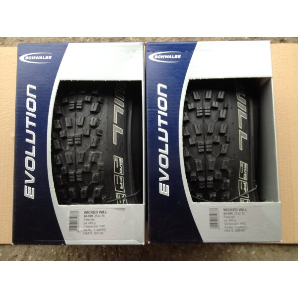 Schwalbe Wicked Will 26*2,35 Freeride PSC, faltbar, Set 2 Stück