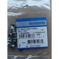 Shimano Kettenblattschrauben FC-M640 Zee (Y1NG98050) mit Hülsenmuttern, 4 Stück
