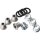 Shimano Kettenblattschrauben FC-M640 Zee (Y1NG98050) mit Hülsenmuttern, 4 Stück