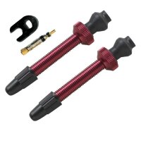 Barbieri Tubeless Ventil-Set (2 Stück), rot