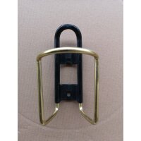 Flaschenhalter Aluminium, gold/schwarz