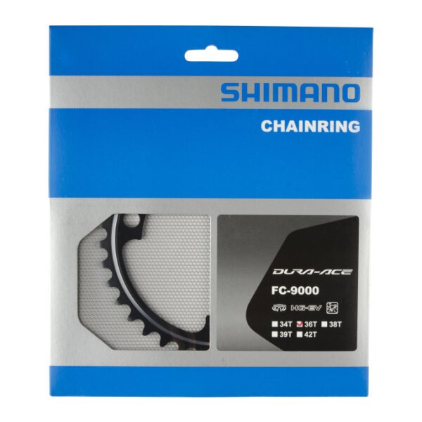 Shimano FC-9000 Dura Ace Kettenblatt 4-Arm, 11-fach, 36 Zähne