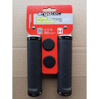 Ergotec Bilbao Silikon Lenkergriffe 130/130 mm, schwarz, NEU