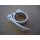 TransX Sattelstützklemme Sattelklemmring Schnellspanner, 34,9 mm, silber, NEU