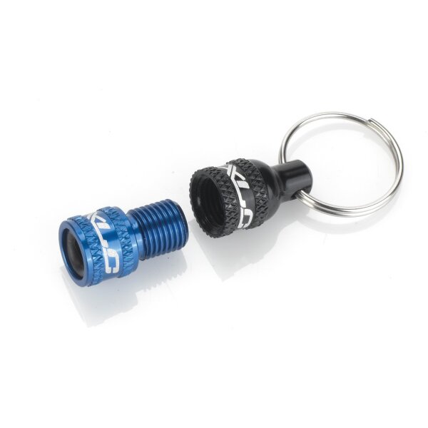 XLC PU-X07 Ventiladapter von SV/DV auf AV, blau