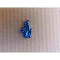 Quaxar Endkappen 1,6 mm für Innenzug, blau, VE 10...