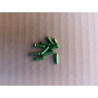 Quaxar Endkappen 1,6 mm für Innenzug, grün, VE...