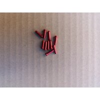 Quaxar Endkappen 1,6 mm für Innenzug, rot, VE 10...