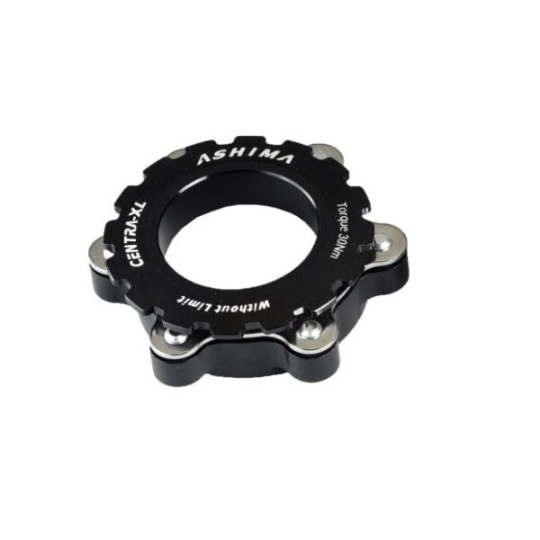 Ashima AC03-2 Adapter Centerlock auf IS 6-Loch für Steckachsnaben, schwarz