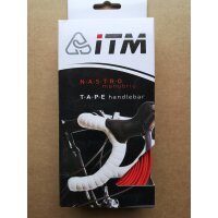 ITM EVA 3D Logo Lenkerband rot, Logo schwarz, OVP