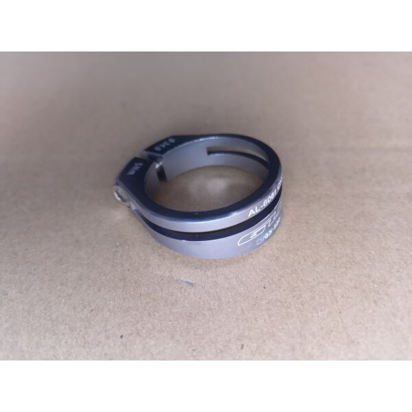 GUB Sattelklemme / Sattelklemmschelle mit Schraube 34,9 mm, titan