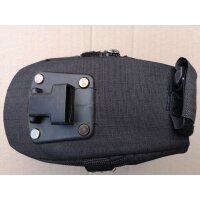 GUB Satteltasche schwarz mit Klickhalterung, NEU
