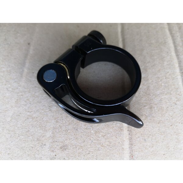 Zoom Sattelklemme / Sattelklemmschelle m. Schnellspanner 34,9 mm, schwarz