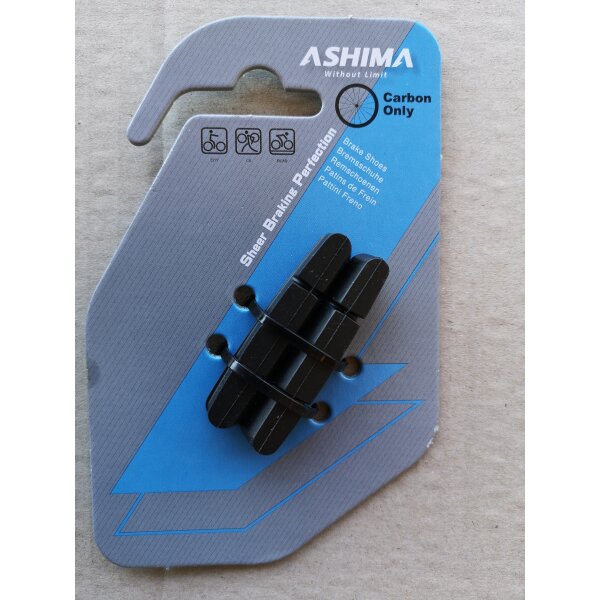 Ashima Bremsbelag ARS45R-P-PCAC für Carbonfelgen Rennrad, Shimano/SRAM-Bremsen