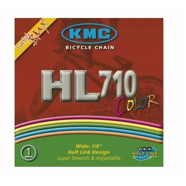 KMC HL710 Halflink Singlespeed Kette Color, versch. Farben, NEU