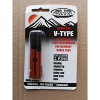 Kool Stop V-Type Bremsbelag / Bremsgummi für V-Brake Cartridge, NEU