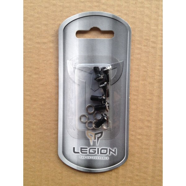 Legion Schrauben Torx für Bremsscheibe Aluminium schwarz, VE 6 Stück