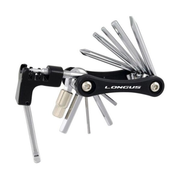 Longus Minitool / Faltwerkzeug Poly 12, 12 Funktionen, NEU