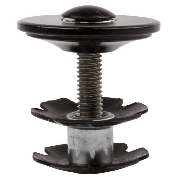 M-Wave Fork Fix Kralle und Deckel für Aheadsteuersatz 1 1/8", schwarz