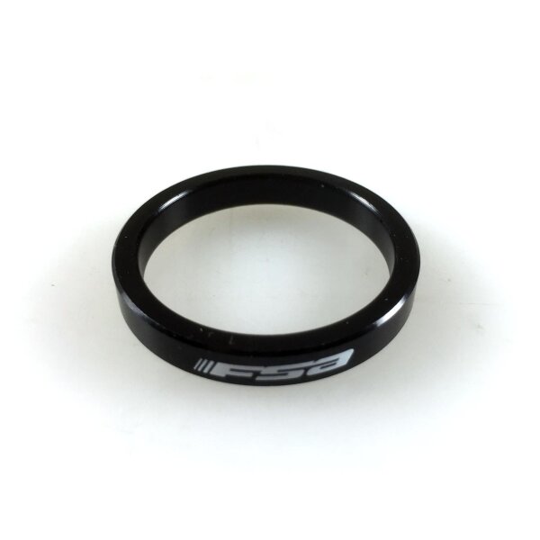FSA Spacer Aluminium 1 1/8", schwarz, Höhe 5 mm