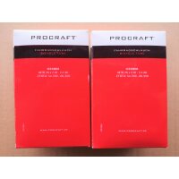 Procraft Schlauch MTB 26*2,1-2,4 Zoll, AV, Set 2 Stück